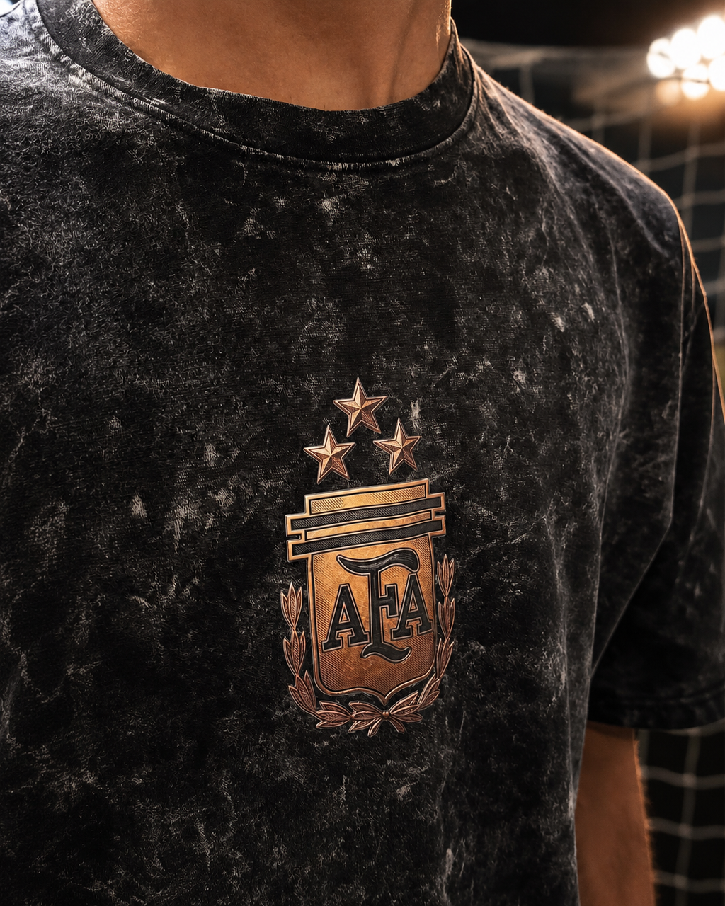 ARGENTINA- ACID WASH DROP SHOULDER |