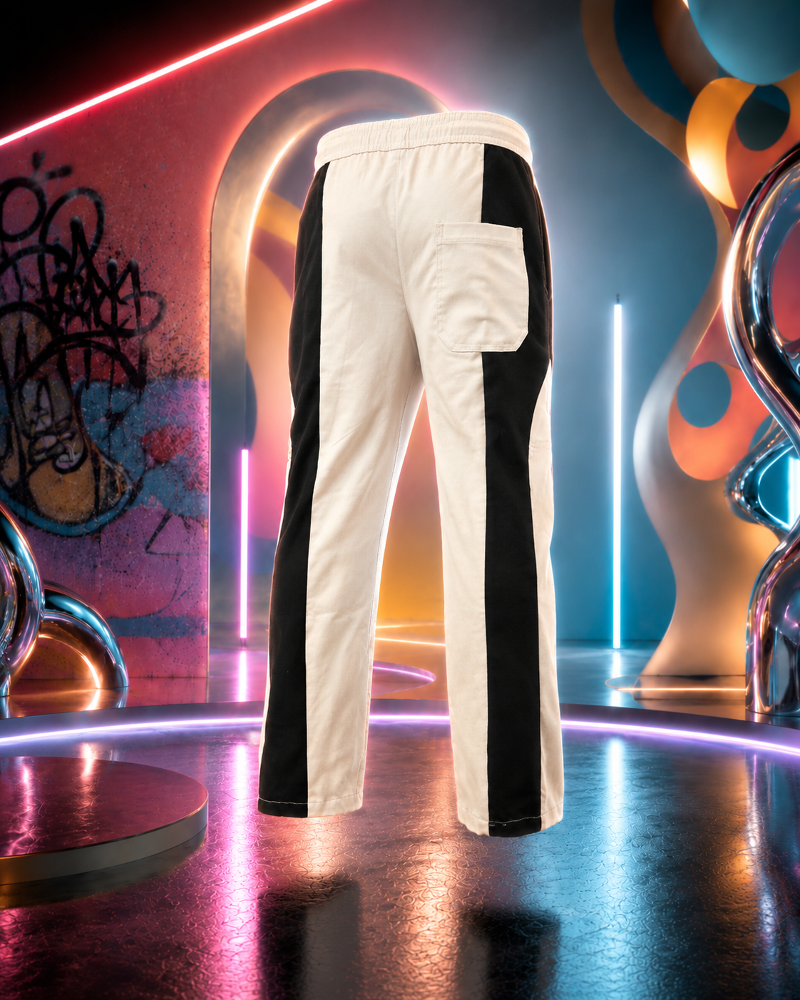 FUNKLINE JOGGERS - B&W - V1