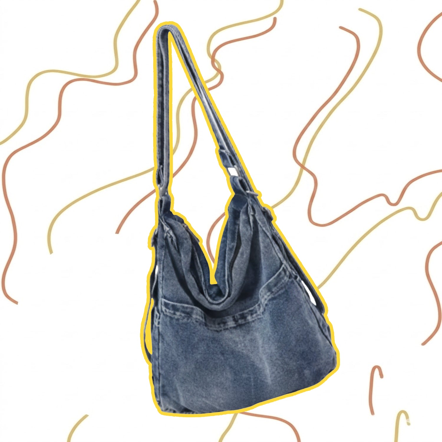 Denim Canvas Tote