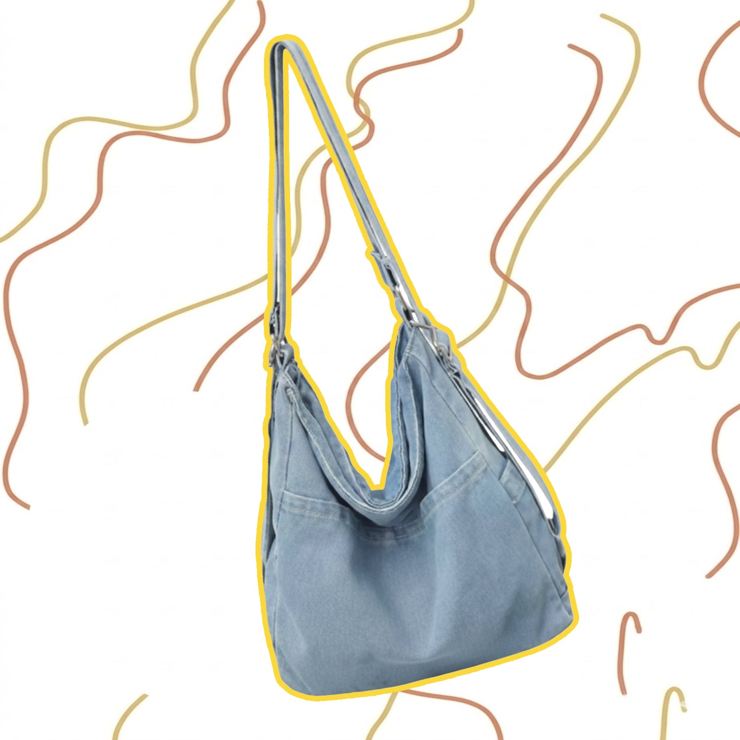 Denim Canvas Tote