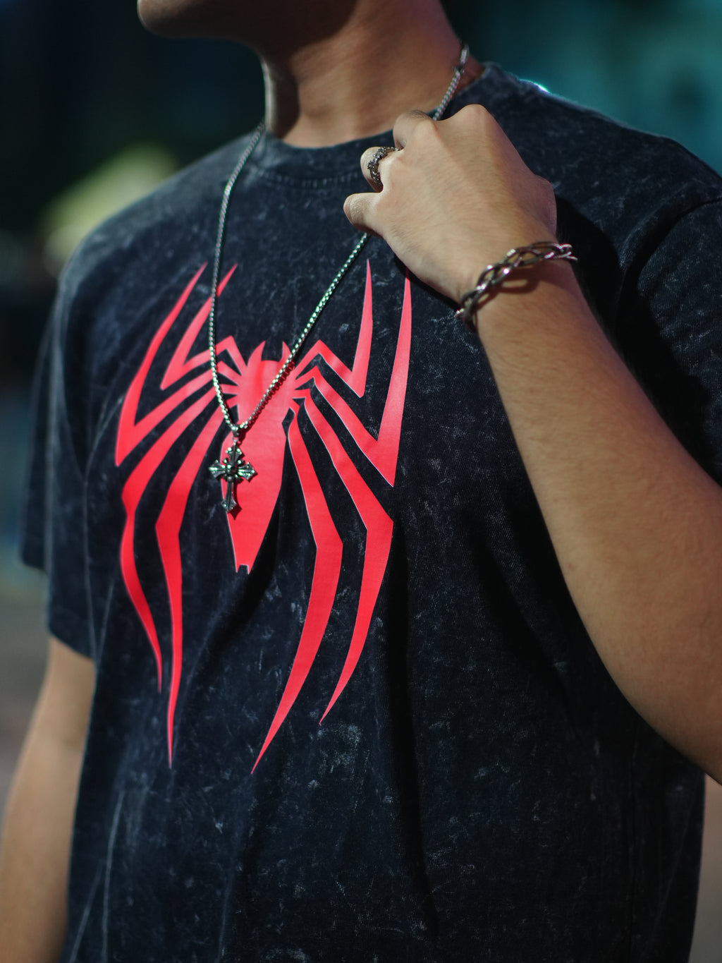 Spidy-Sense - Black Acid Wash