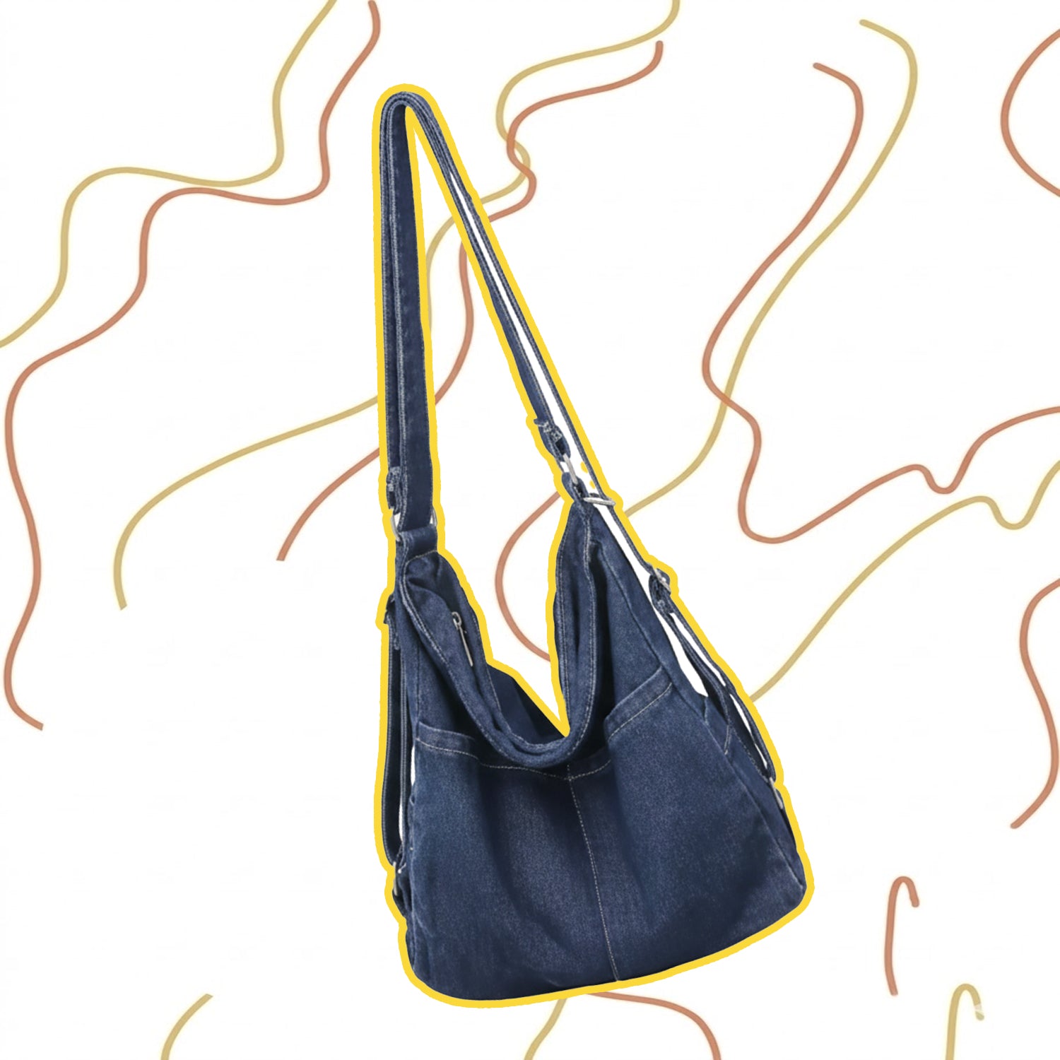 Denim Canvas Tote