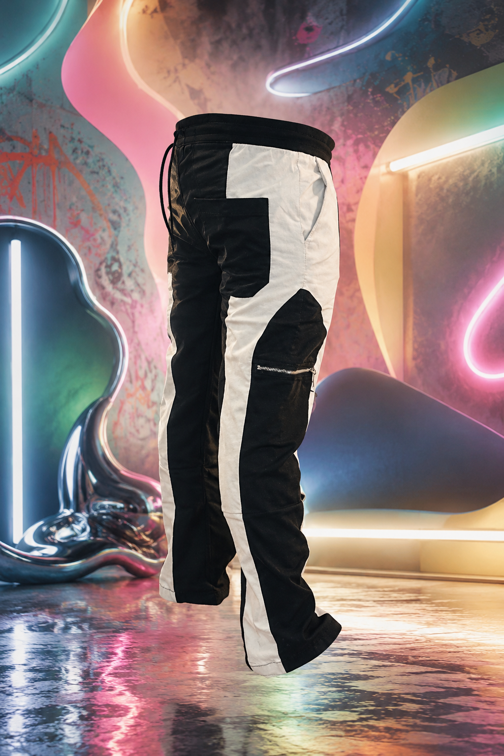 FUNKLINE JOGGERS - B&W - V2