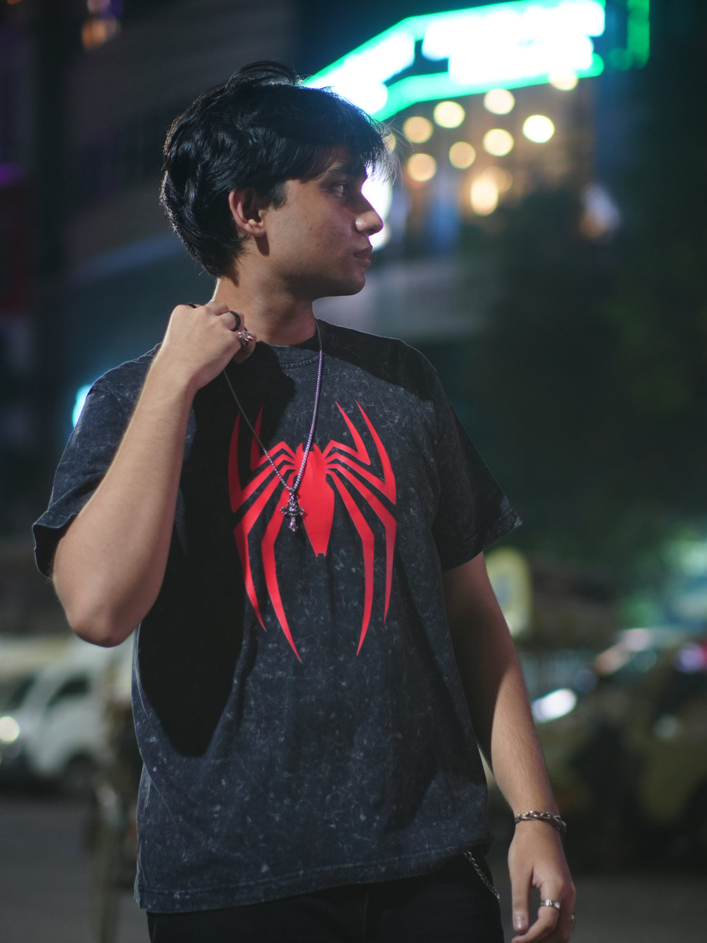 Spidy-Sense - Black Acid Wash