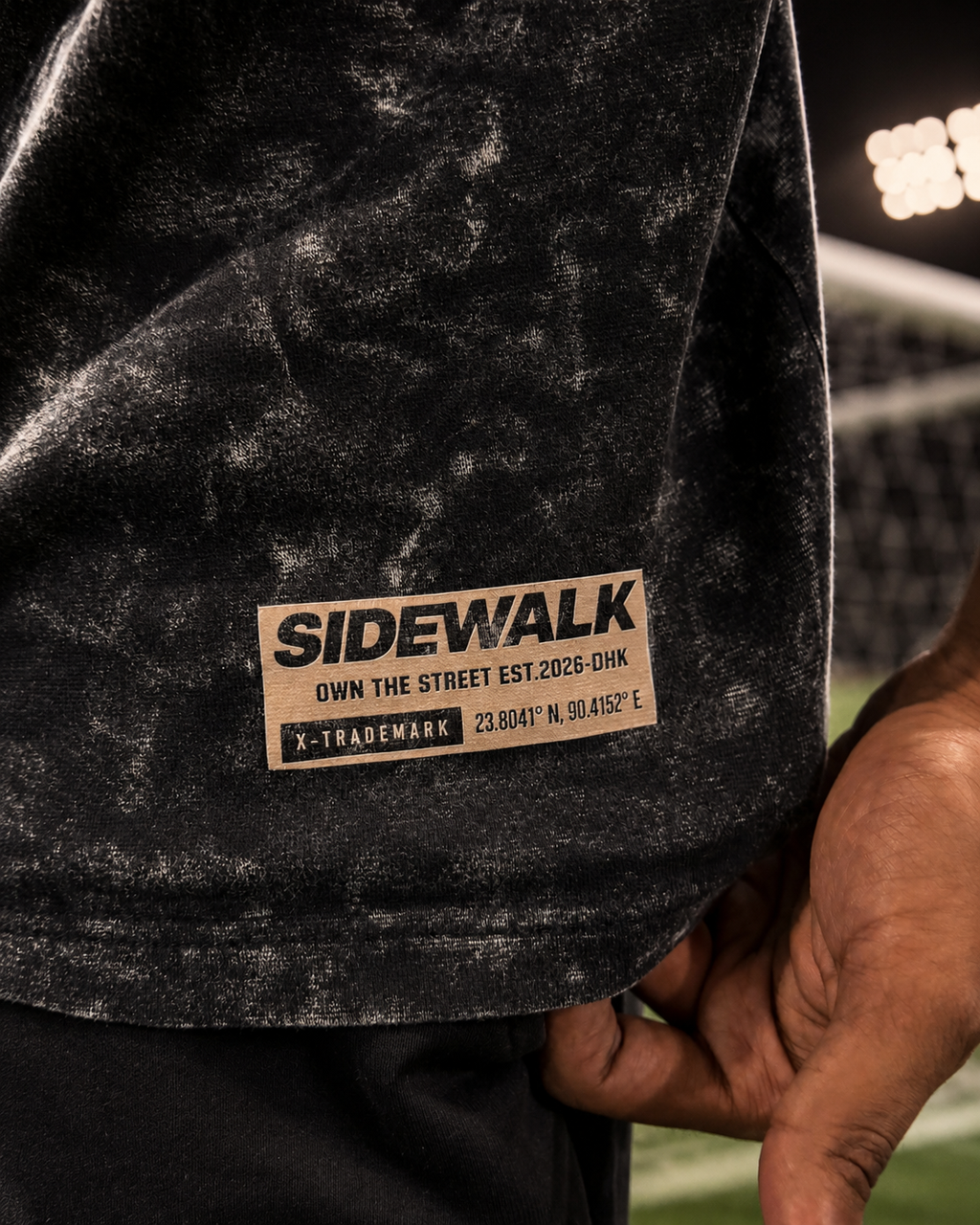 ARGENTINA- ACID WASH DROP SHOULDER |